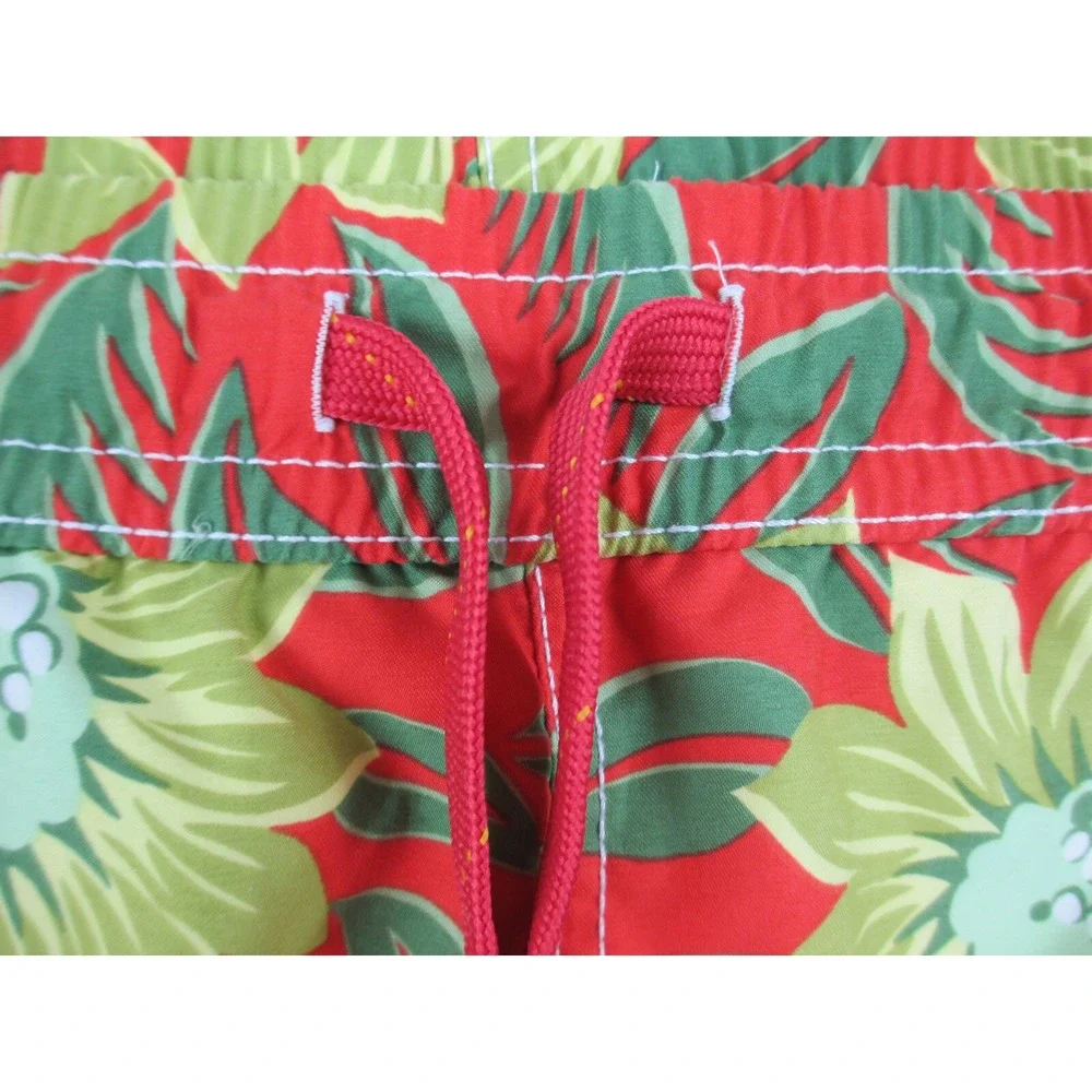 Tommy‎ Bahama Swim Trunks Mens Small Orange Floral Board Shorts Bathing Suit